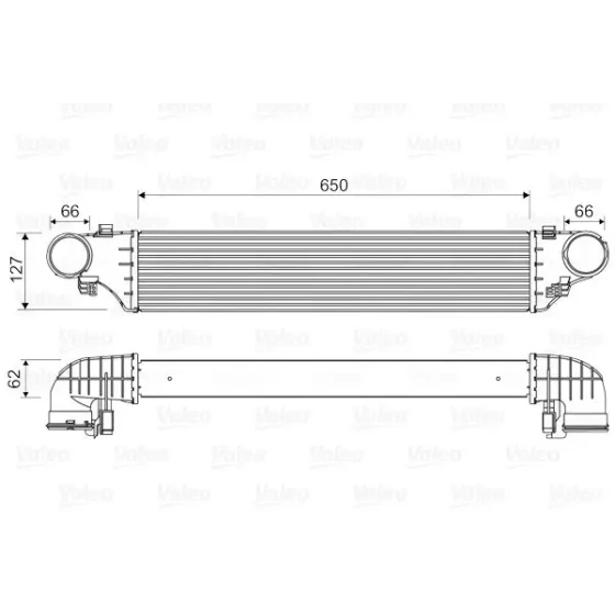 Valeo Turbo Radyatörü – 818552 / OEM A2035000500 ürün görseli