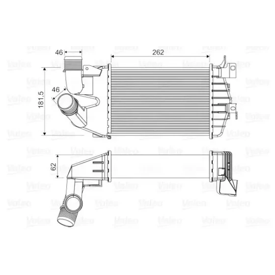 Valeo Turbo Radyatörü – 818556 ürün görseli