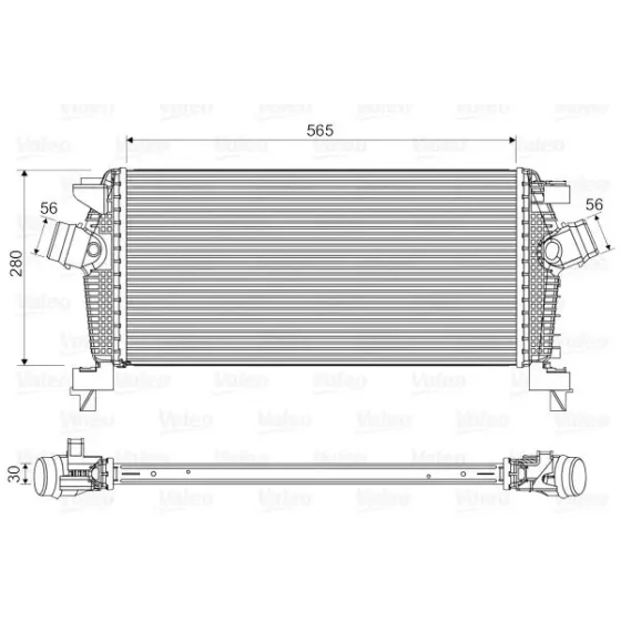 Valeo Turbo Radyatörü – 818565 / OEM 13267646 ürün görseli