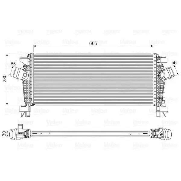 Valeo Turbo Radyatörü – 818566 / OEM 13311080