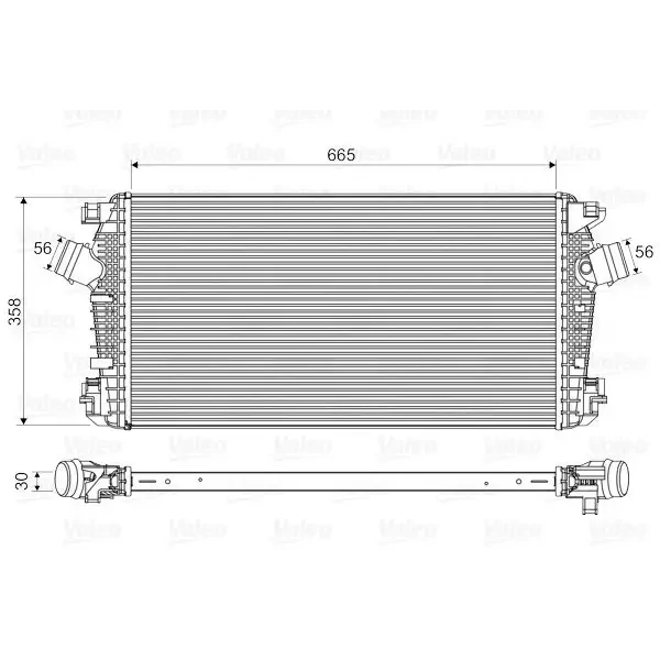Valeo Turbo Radyatörü – 818567 / OEM 13267647