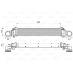 Valeo Turbo Radyatörü – 818587 / OEM A2115001102