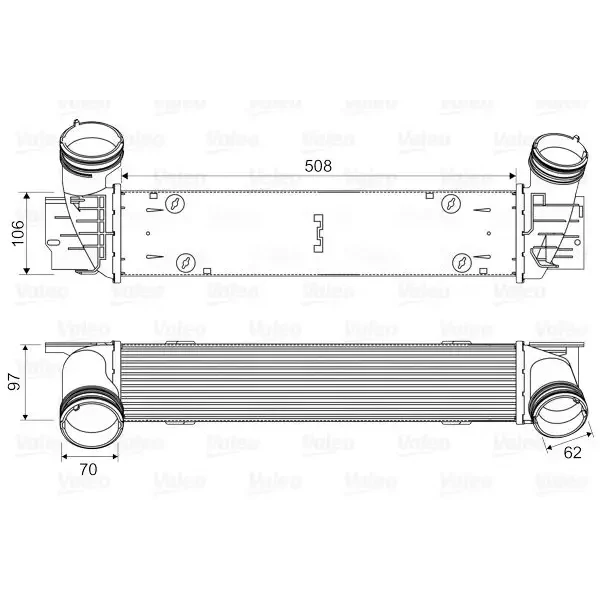 Valeo Turbo Radyatörü – 818594 / OEM 17517798788