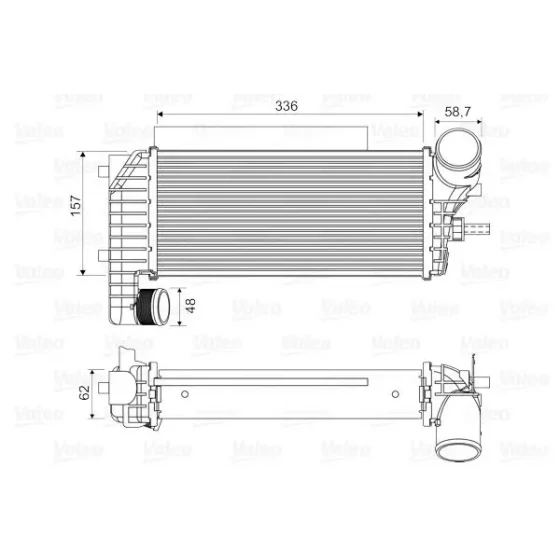 Valeo Turbo Radyatörü – 818604 ürün görseli