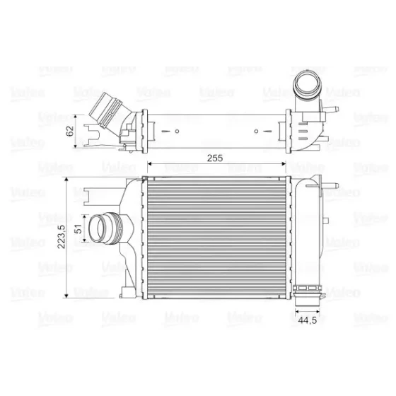 Valeo Turbo Radyatörü – 818609 / OEM 144966051R ürün görseli