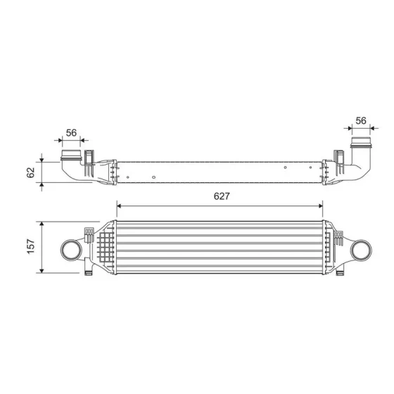 Valeo Turbo Radyatörü – 818624 / OEM A2465000900 ürün görseli