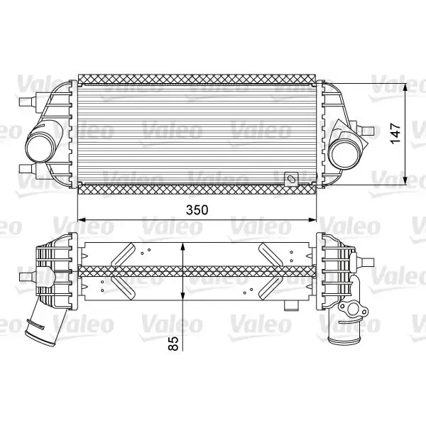 Valeo Turbo Radyatörü – 818626 / OEM 282712A850