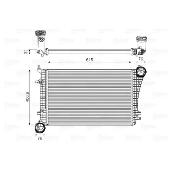 Valeo Turbo Radyatörü – 818675 ürün görseli