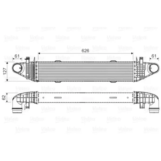 Valeo Turbo Radyatörü – 818679 / OEM A2045000000 ürün görseli