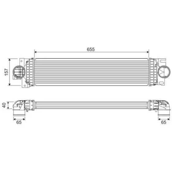 Valeo Turbo Radyatörü – 818699 / OEM DG936K775DB ürün görseli