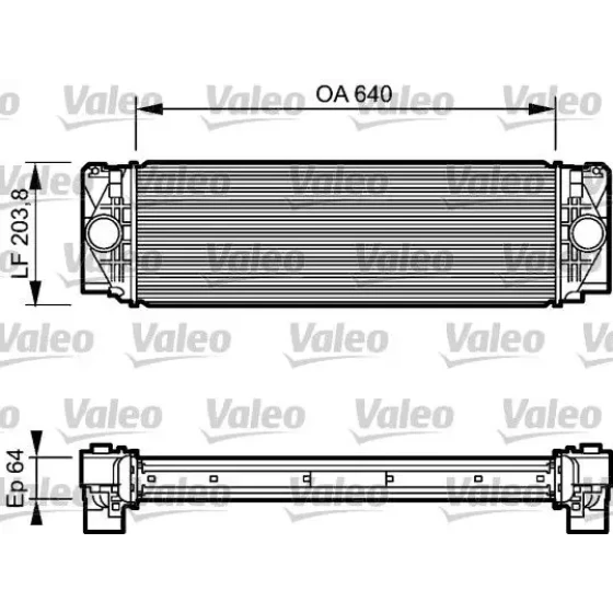 Valeo Turbo Radyatörü – 818732 / OEM A9065010301 ürün görseli