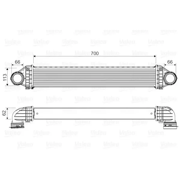 Valeo Turbo Radyatörü – 818806 / OEM A1695000900