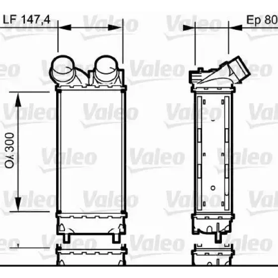 Valeo Turbo Radyatörü – 818837 / OEM 0384L4 ürün görseli