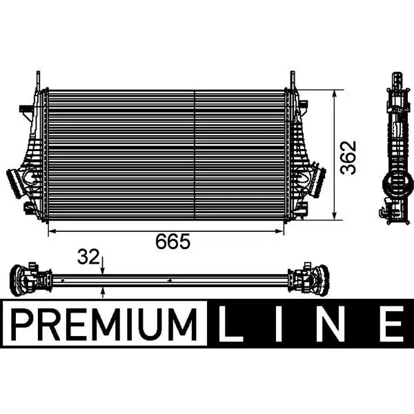 Mahle Turbo Radyatörü – CI191000P / OEM 13241751