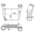 Mahle Turbo Radyatörü – CI347000S / OEM 8D0145805C