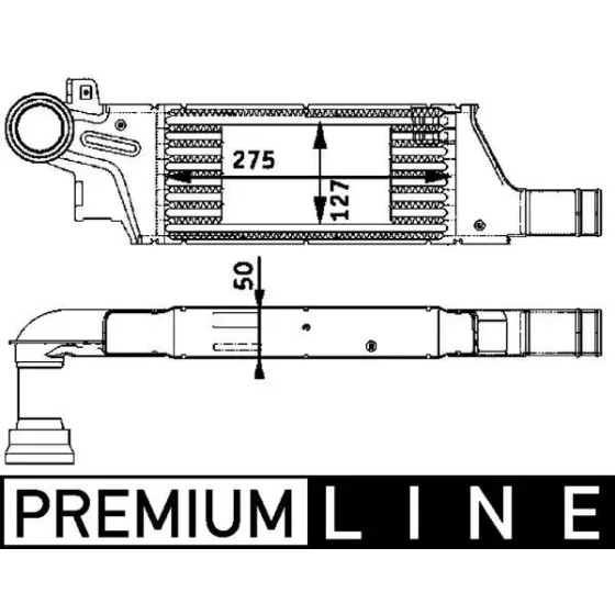 Mahle Turbo Radyatörü – CI61000P / OEM 93177425 ürün görseli