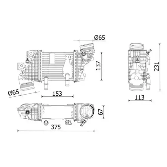 Mahle Turbo Radyatörü – CI663000P ürün görseli