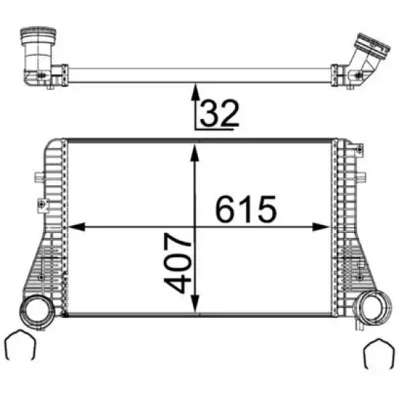 Mahle Turbo Radyatörü – CI83000S ürün görseli