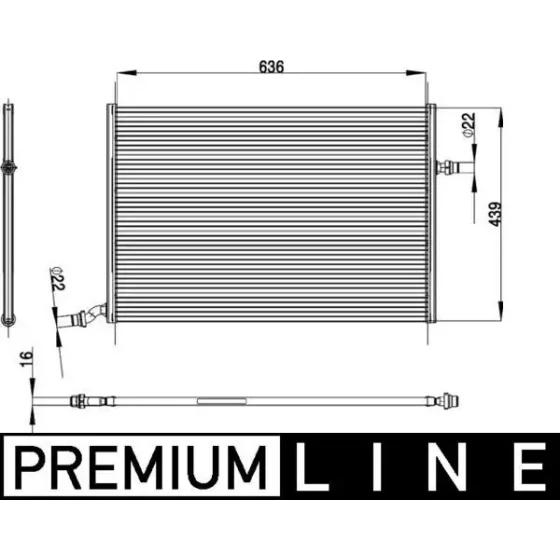 Mahle Turbo Radyatörü – CIR26000P / OEM A0995001903 ürün görseli