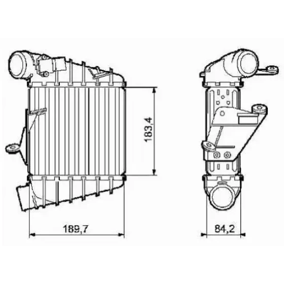 ORIS Turbo Radyatörü – IVW006062 / OEM 6Q0145804A ürün görseli