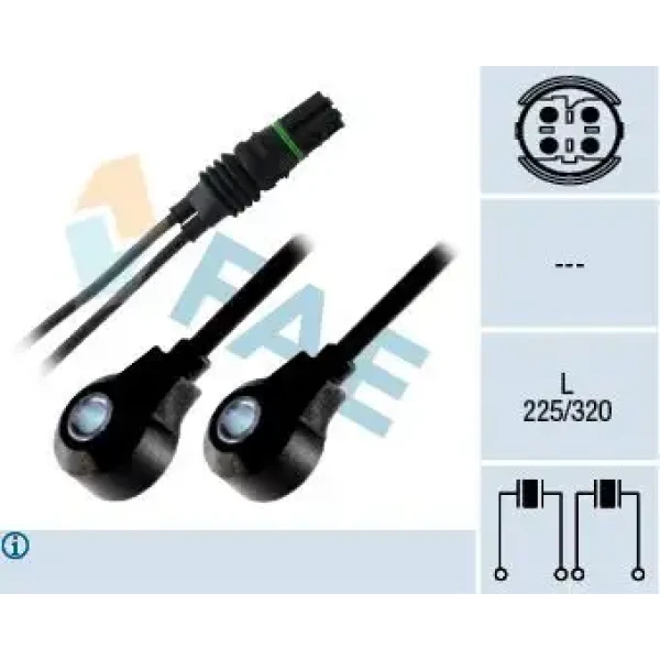 FAE Vuruntu Sensörü – 60222 / OEM 13627568422