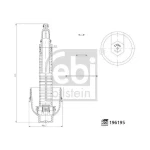 FEBI Yağ Filtre Kapağı – 196195 / OEM 11427789323