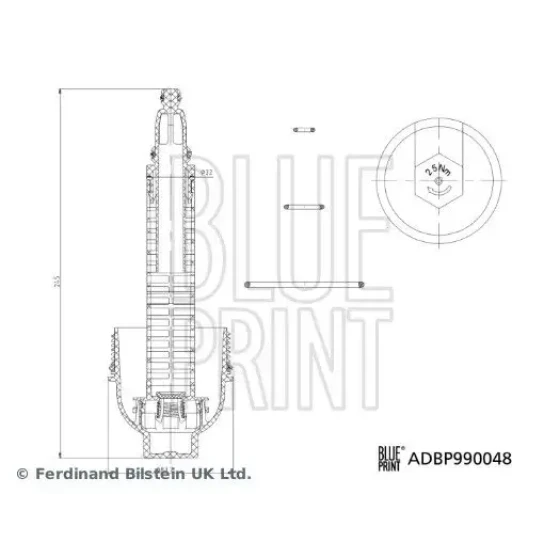 Blueprint Yağ Filtre Kapağı – ADBP990048 / OEM 11427789323 ürün görseli