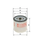 Bosch Yağ Filtresi – 0451103252