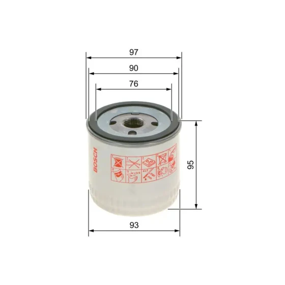 Bosch Yağ Filtresi – 0451103252 ürün görseli
