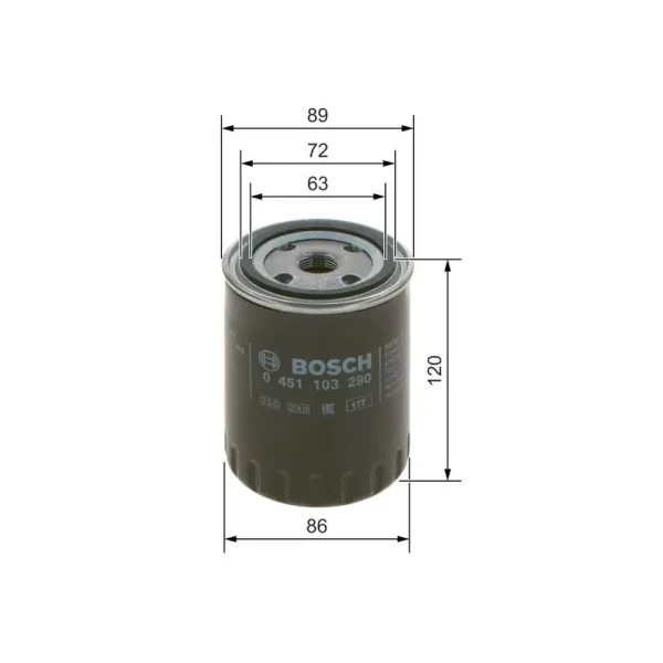 Bosch Yağ Filtresi – 0451103290
