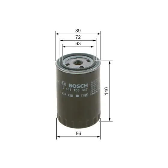 Bosch Yağ Filtresi – 0451103347 ürün görseli