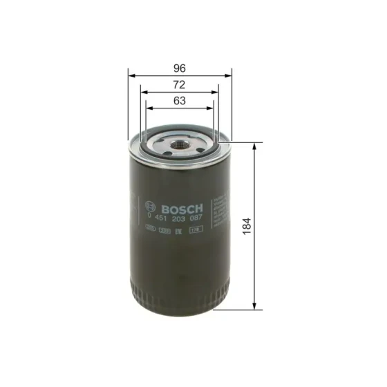 Bosch Yağ Filtresi – 0451203087 ürün görseli