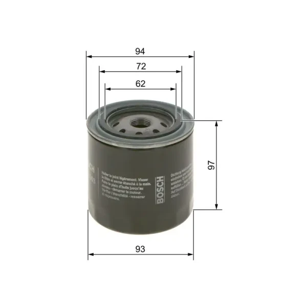 Bosch Yağ Filtresi – 0986452003