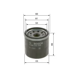Bosch Yağ Filtresi – 0986452058
