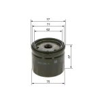 Bosch Yağ Filtresi – 09864B7011