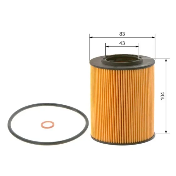 Bosch Yağ Filtresi – 09864B7017 ürün görseli