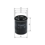 Bosch Yağ Filtresi – 09864B7035