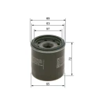 Bosch Yağ Filtresi – 09864B7061