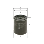 Bosch Yağ Filtresi – 09864B7063