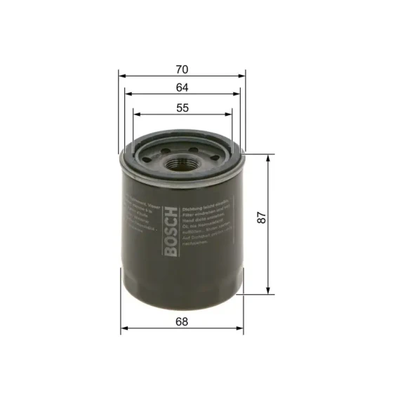 Bosch Yağ Filtresi – 09864B7063 ürün görseli
