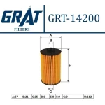 GRAT Yağ Filtresi – 14200 / OEM 5650359