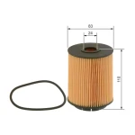 Bosch Yağ Filtresi – 1457429142