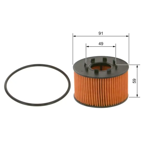 Bosch Yağ Filtresi – 1457429239 ürün görseli