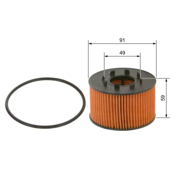 Bosch Yağ Filtresi – 1457429239