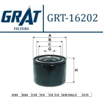 GRAT Yağ Filtresi – 16202 / OEM 2630035500