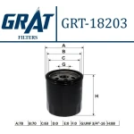 GRAT Yağ Filtresi – 18203 / OEM 90915YZZJ3