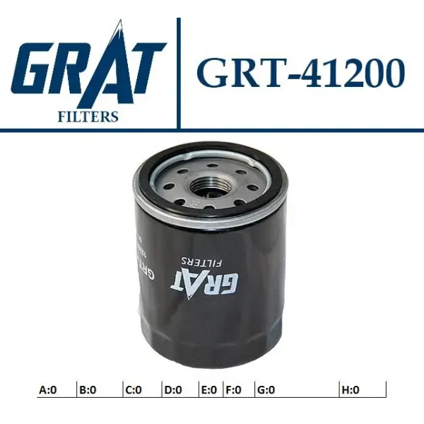 GRAT Yağ Filtresi – 41200 / OEM 1520870J00