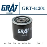 GRAT Yağ Filtresi – 41201 / OEM 15208BN30A