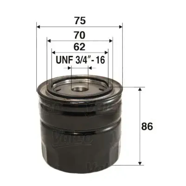 Valeo Yağ Filtresi – 586023