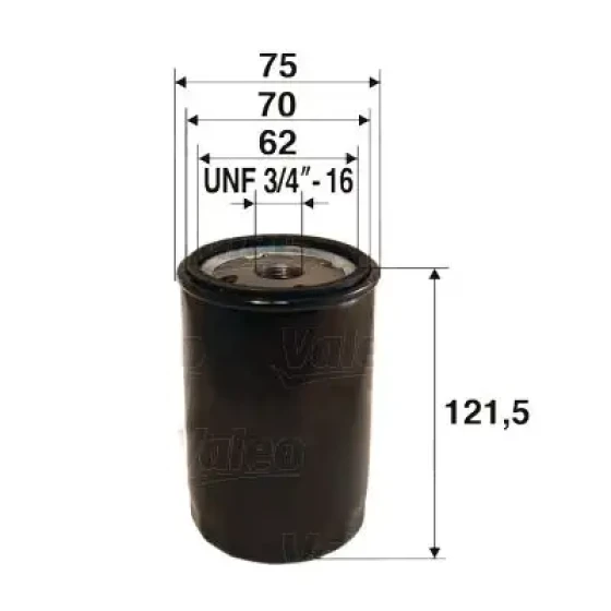 Valeo Yağ Filtresi – 586030 ürün görseli